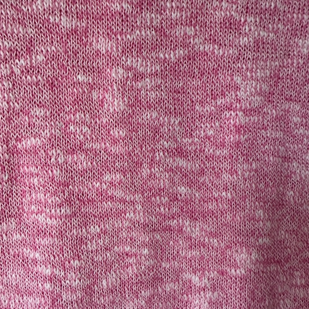 J. Crew Pink and White Knit sweater xl - Picture 3 of 4